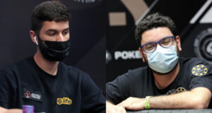 Bernardo Soares e João Bauer se envolveram em potão no BSOP Millions