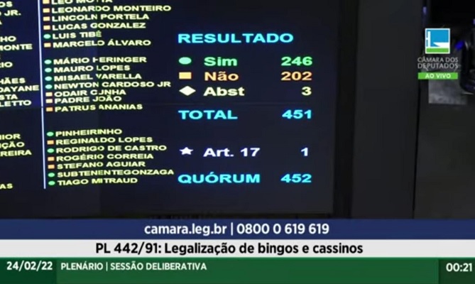 Votação do PL 442/91 na Câmara dos Deputados