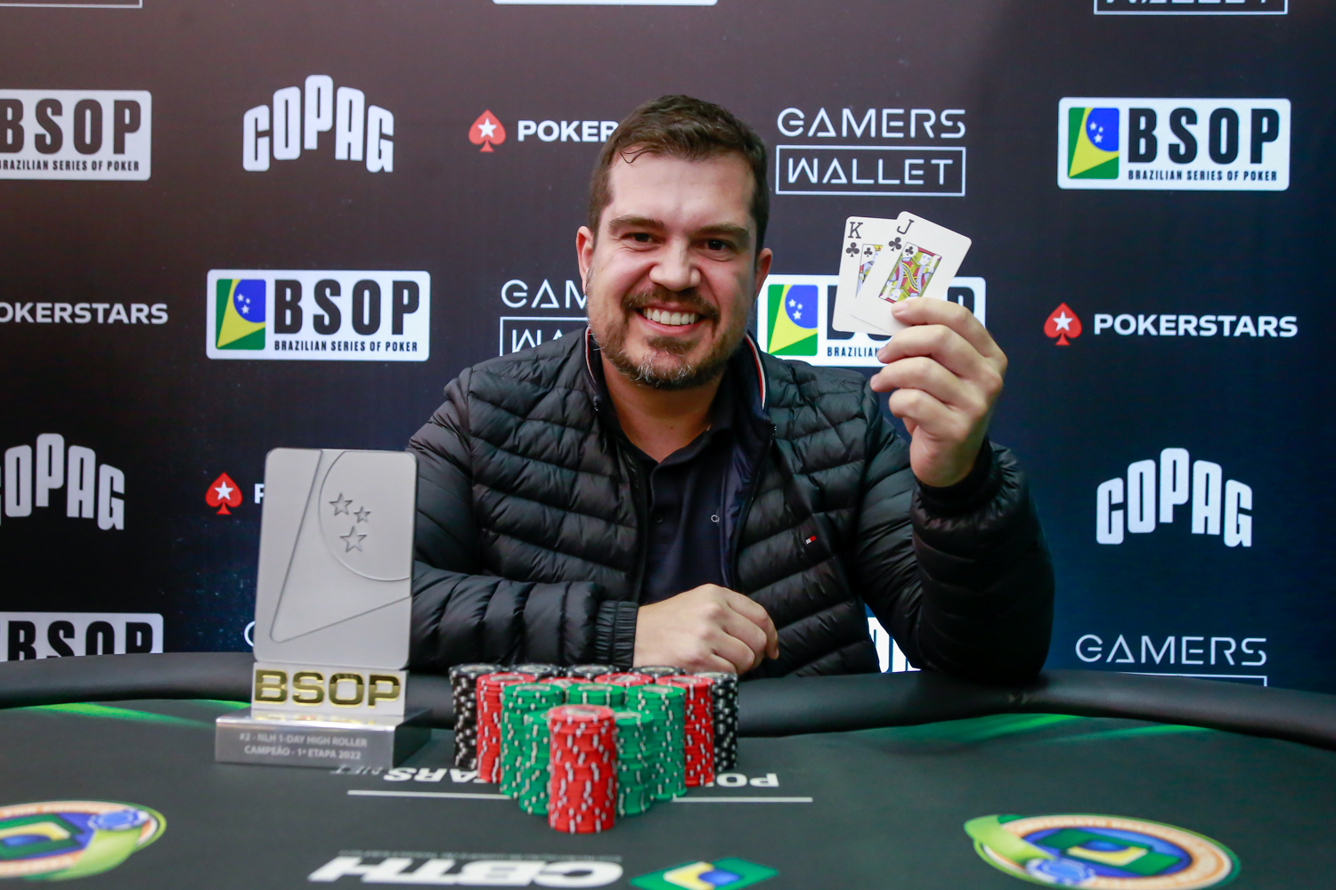 Marcus Borges conquistou o primeiro título no BSOP