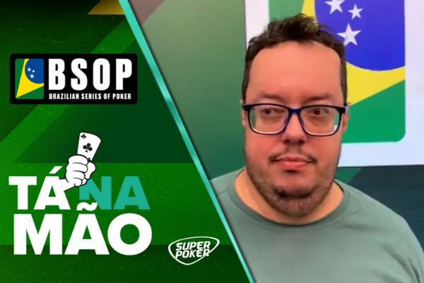 Geraldo Cesar explicou uma mão jogada na reta final do dia no Main Event do BSOP São Paulo