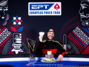 José Manuel González posou ao lado do troféu do EPT ao vencer o Eureka High Roller