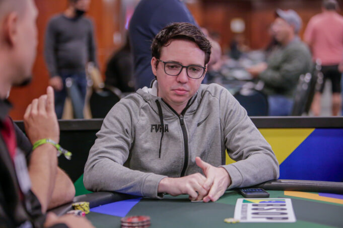 Jaime Pádua disputou o torneio de convidados do PokerStars no BSOP SP