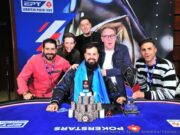 O time PokerStars fez a festa com o título de Papo MC no EPT Praga