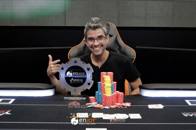 Gustavo Morales encheu o bolso com o título do High Roller do Enjoy Poker Tour