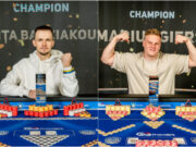 Mikita Badziakouski e Marius Gierse prevaleceram em meio a gigantes (Fotos: Super High Roller Series)