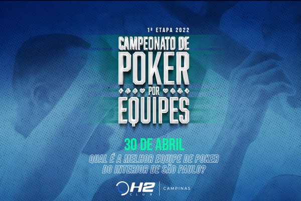 H2 Club Campinas fará torneio para ver qual é a melhor equipe de poker da região