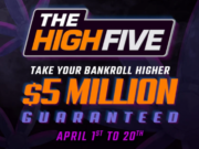 The High Five promete segunda-feira (18) agitada no Americas Cardroom