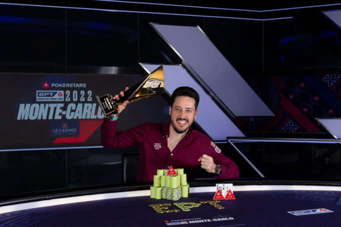 Adrian Mateos levantou o troféu do SHR do EPT Monte Carlo