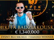 O bielorrusso Mikita Badziakouski desbancou grandes nomes do poker mundial para conquistar o Evento #6 da Triton Madrid. (Reprodução/Instagram @tritonpoker)