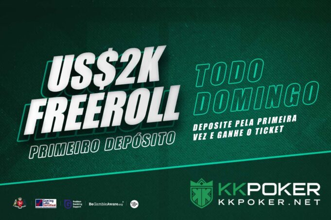 O KKPoker realizará torneios semanais que entregarão um total de US$ 2 mil em premiações para jogadores que fizerem seu primeiro depósito.