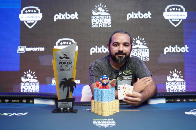 Robinho Silva alcançou o topo do pódio do High Roller