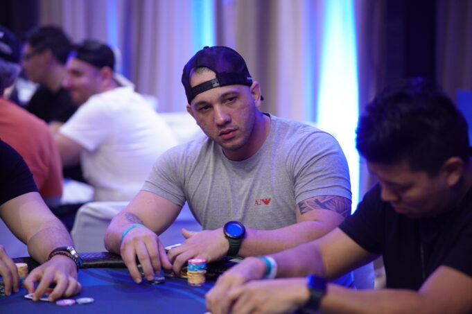 Rafael Gomes passou com um grande stack no High Roller do NPS Pixbet Campina Grande