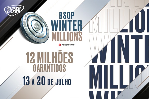 BSOP Winter Millions terá R$ 12 milhões garantidos