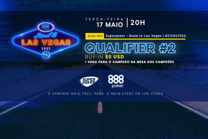 Segundo qualifier da Road to Las Vegas acontecerá nesta terça no 888poker