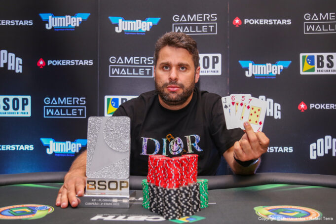 Ramos de Faria campeão do Pot-Limit Omaha do BSOP Rio