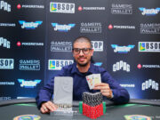 Gustavo Castilho subiu ao topo do pódio do Heads-Up do BSOP Rio