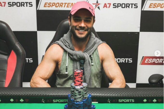 Amadeo Leandro garantiu sua vaga no BSOP Winter Millions. (Reprodução: Instagram)