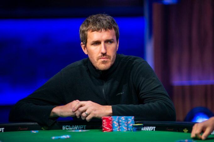 Brek Schutten foi o líder dos seis finalistas do Ev. #12 da WSOP. (Reprodução: World Poker Tour)