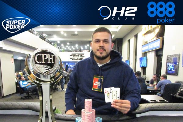 Rodrigo Danone, campeão do Super High Roller do CPH