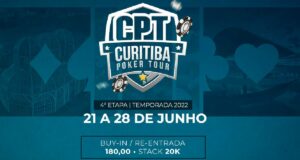 Vai começar a 4ª etapa do CPT, o Curitiba Poker Tour. Main Event terá premiação garantida de 150K.