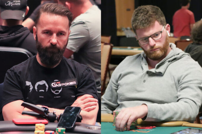 Daniel Negreanu e Nick Petrangelo saíram de mãos abanando