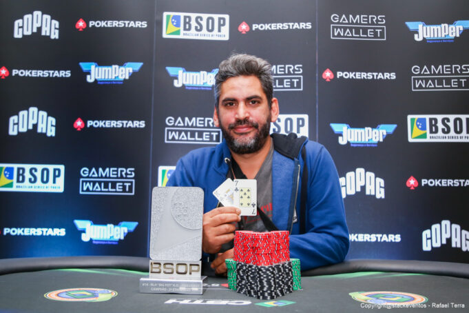 Mariano Balfagon, campeão do Big Pot K.O. Freezeout do BSOP Rio