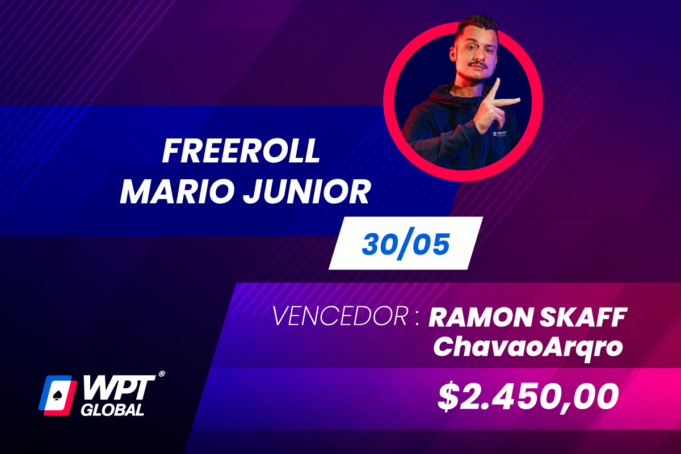 Freeroll de Mario Junior foi um sucesso no WPTGlobal