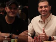 Os irmãos Wagner e Walter Ripper representaram o Brasil no Dia 3 do Tag Team da WSOP 2022. (Foto: Diego Ribas/PxImages)