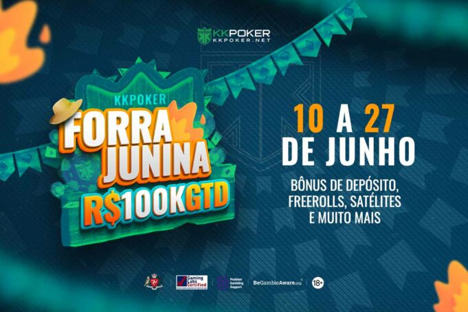 O evento Forra Junina chega com torneios especiais, freerolls e satélites.