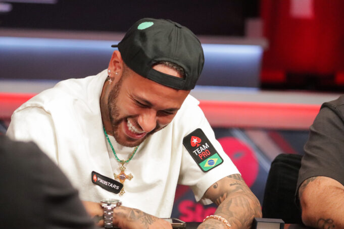 Neymar Jr. está aproveitando a WSOP em Las Vegas