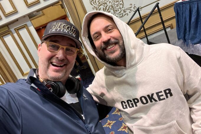 Phil Hellmuth e Gabriel o Pensador trocaram elogios na WSOP (Reprodução/Twitter @phil_hellmuth)