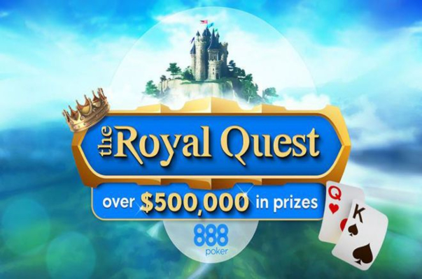 O The Royal Quest do 888poker vai distribuir US$ 500 mil em prêmios.