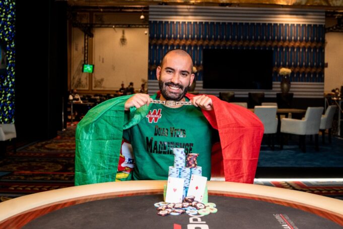 João Vieira não foi páreo para os adversários no High Roller da WSOP.