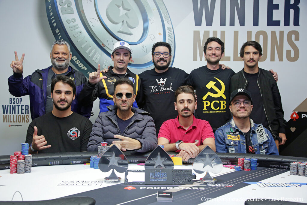 Mesa final do Start-Up do BSOP Winter Millions