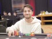 Giorgio Tonin sorriu com o shove de Abraham Hazin no Enjoy Poker Tour