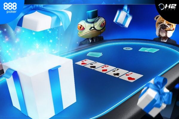 888poker recebe seus novos jogadores com um bônus de 100%