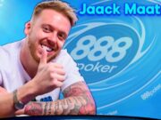 Jaack Maate se junta ao time de craques da marca (Reprodução: Twitter @888poker)