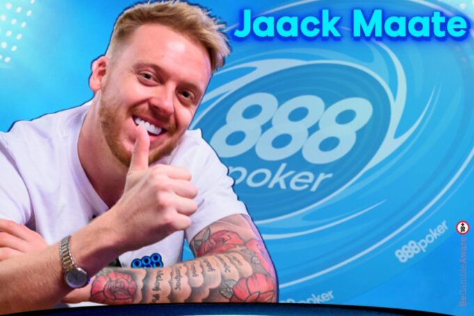 Jaack Maate se junta ao time de craques da marca (Reprodução: Twitter @888poker)