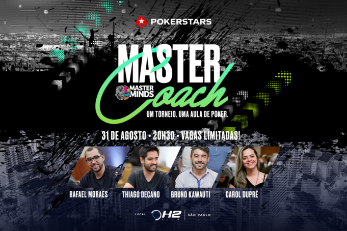 MasterMinds Millions terá torneio coaching com grandes nomes do poker brasileiro