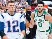 Tom Brady e Jayson Tatum, dois dos maiores nomes da história do esporte de Massachusetts