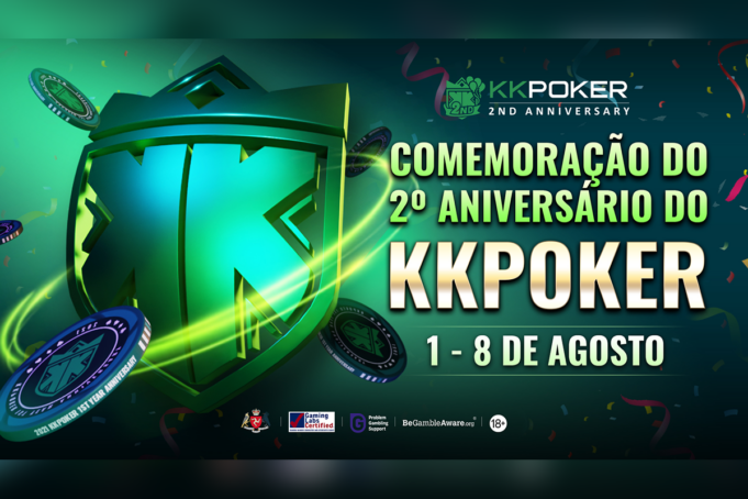 O KKPoker está em festa no mês de agosto