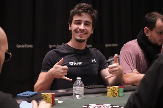 Felipe Ketzer contou com a ajuda de um parceirão no EPT Barcelona