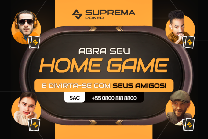 No Suprema Poker é muito fácil abrir um Home Game