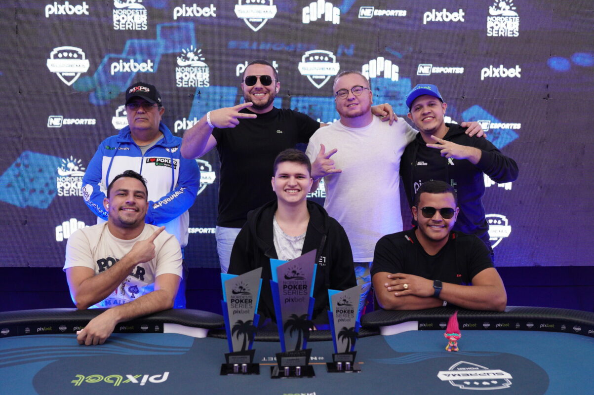 Mesa final do PLO 6-Handed KO do NPS Pixbet Natal