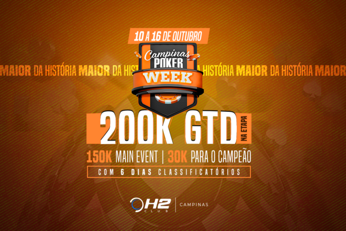 Edição histórica do CPW terá 200K garantidos na etapa e campeão do Main Event levará pelo menos 30K