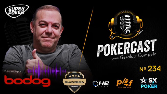 Geraldo Campelo falou sobre vida e carreira no Pokercast