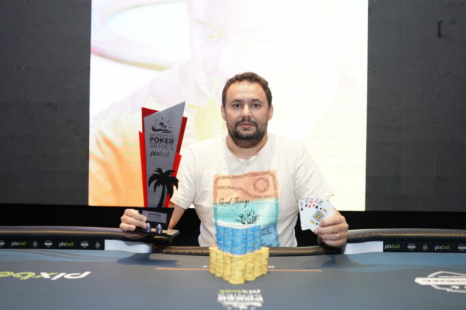 Wilson Massarenti Júnior, campeão do PLO5 6-Handed KO do NPS Pixbet Salvador