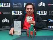 Antônio Santichio, campeão do NLH Turbo KO do BSOP Gramado