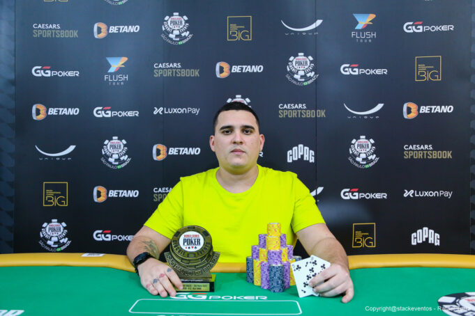 Marcos Lima conquistou o título do Turbo da WSOP Brazil