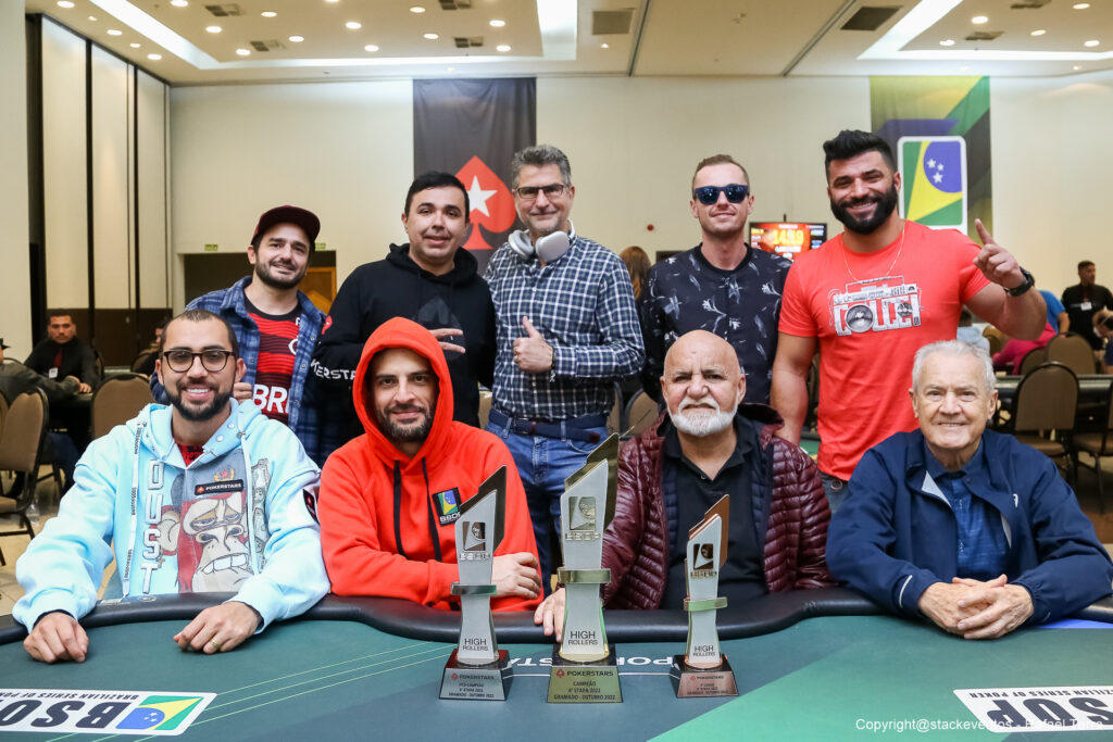 Mesa Final do High Rollers do BSOP Gramado